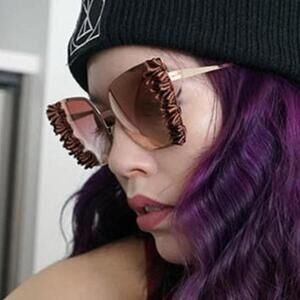 Pugnale Spalla designer Italian pink sunglasses Italy luxury Sun glasses eyewear